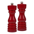Cole&Mason - Set van 2 zout- en pepermolens LONDON 18 cm beukenhout/rood