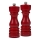 Cole&Mason - Set van 2 zout- en pepermolens LONDON 18 cm beukenhout/rood