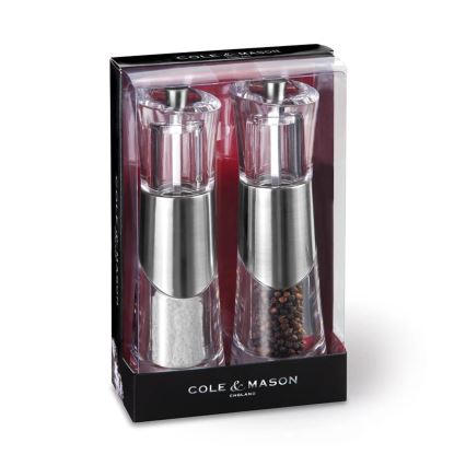 Cole&Mason - Set zout- en pepermolens BOBBI 2 stuks 18,5 cm