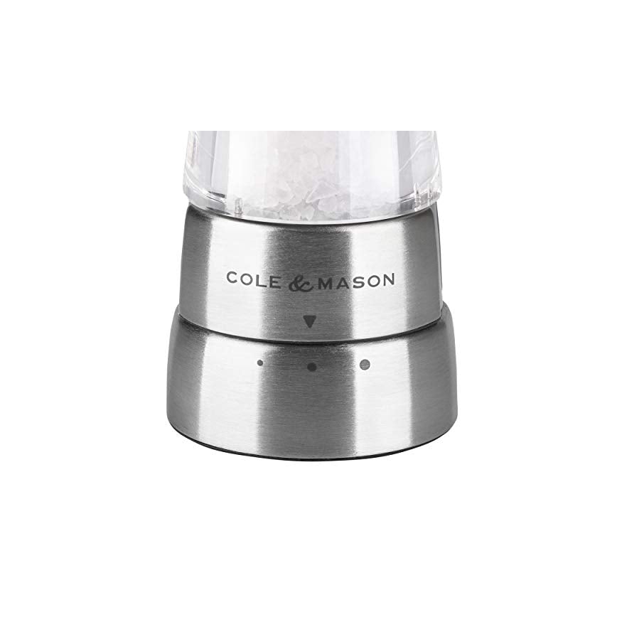 Cole&Mason - Set zout- en pepermolens DERWENT 2 stuks 19 cm glanzend chroom