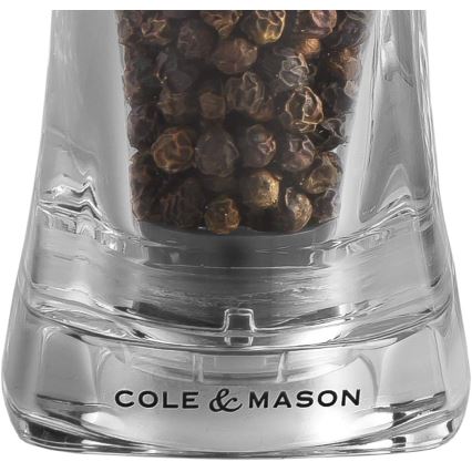 Cole&Mason - Set zout- en pepermolens KRISTAL 2 stuks 12,5 cm