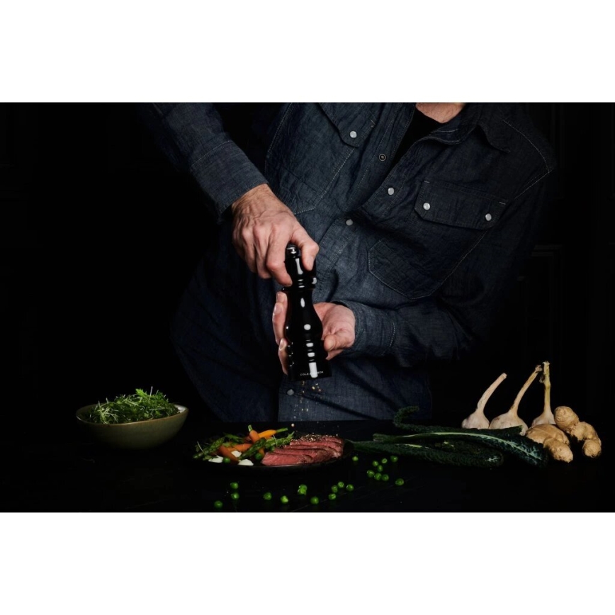Cole&Mason - Set van 2 zout- en pepermolens LONDON 18 cm beukenhout/zwart