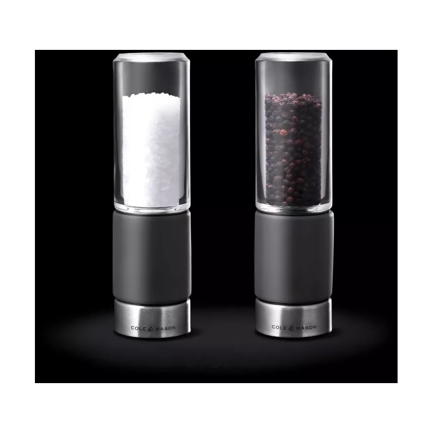 Cole&Mason - Set zout- en pepermolens REGENT CONCRETE 2 stuks beton 18 cm