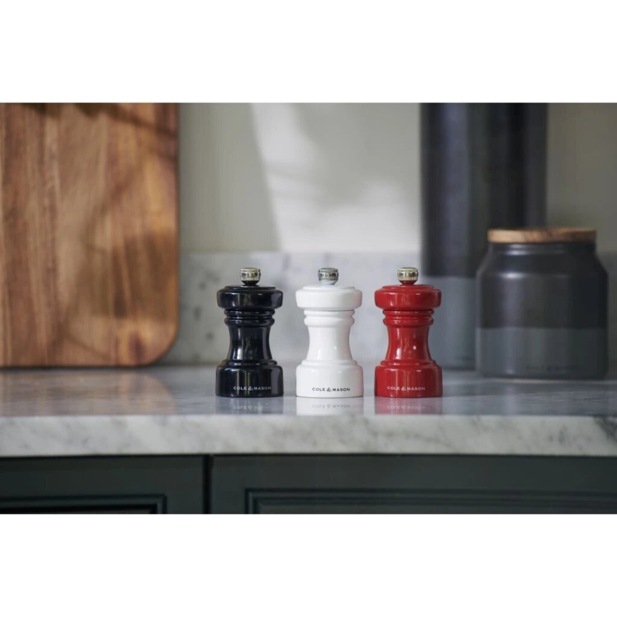 Cole&Mason - Zoutmolen HOXTON 10,4 cm beuken/glanzend zwart