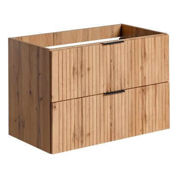 COMAD ADEL OAK 82-80-B-2S - Onderkast voor wastafel ADEL 57x80,2 cm eiken
