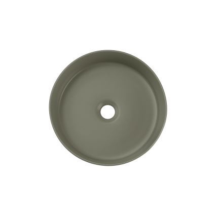COMAD BEYOND 2 OLIVER GROEN ( E-6565 ) - Aanrecht wastafel BEYOND diameter 36 cm keramiek/mat groen