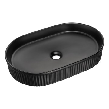 COMAD BEYOND 3 BLACK ( E-6531 ) - Aanrecht wastafel BEYOND 56x36 cm keramiek/mat zwart