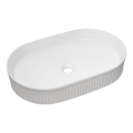 COMAD BEYOND 3 WHITE (E-6531) - Opbouwwastafel BEYOND 56x36 cm keramiek/glanzend wit