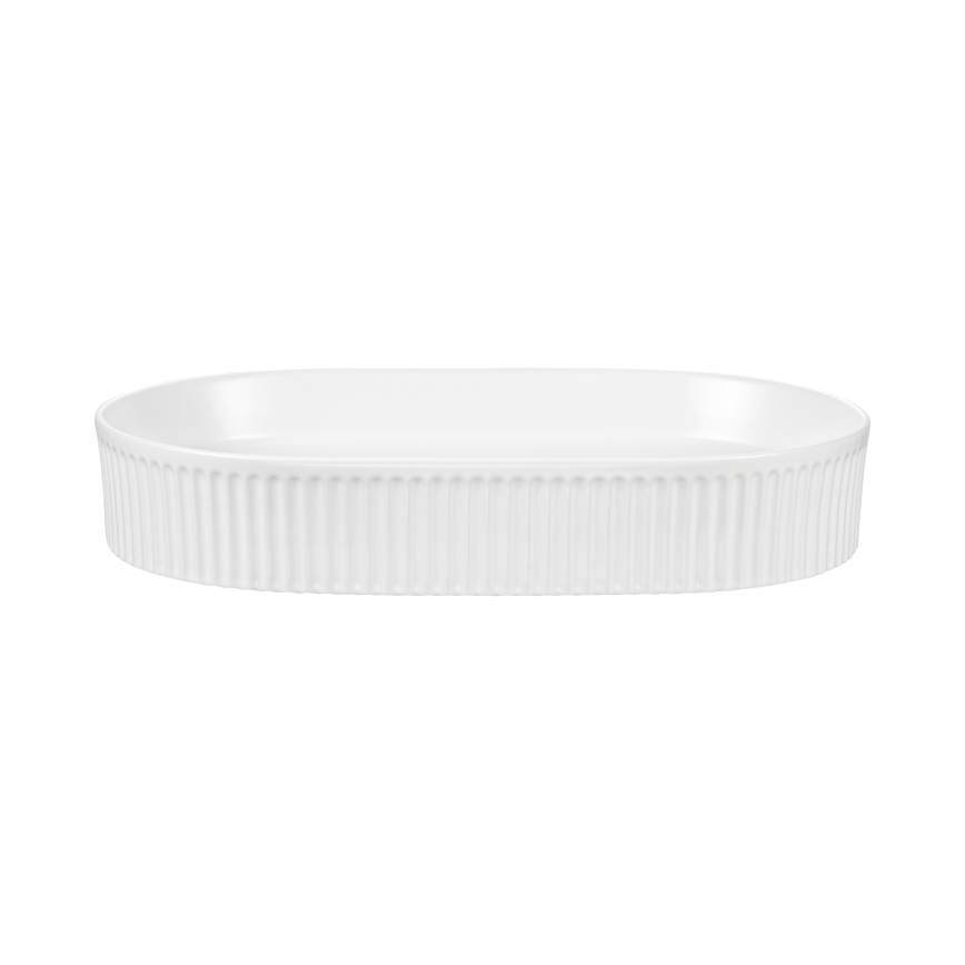 COMAD BEYOND 3 WHITE (E-6531) - Opbouwwastafel BEYOND 56x36 cm keramiek/glanzend wit