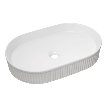 COMAD BEYOND 3 WIT ( E-6531 ) - Aanrecht wastafel BEYOND 56x36 cm keramiek/glanzend wit