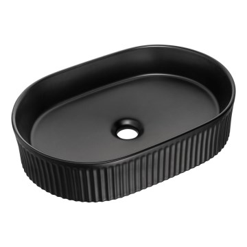COMAD BEYOND 5 BLACK ( E-6564 ) - Aanrecht wastafel BEYOND 48x32,5 cm keramiek/mat zwart