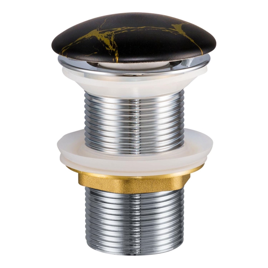 COMAD CLICK-CLACK T201M-B12-3 - Wastafel afva CLICK-CLACK diameter 7 cm mat zwart