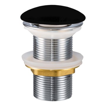 COMAD CLICK-CLACK T201M-B2-3 - Wastafelafvoer CLICK-CLACK Ø 7 cm mat zwart