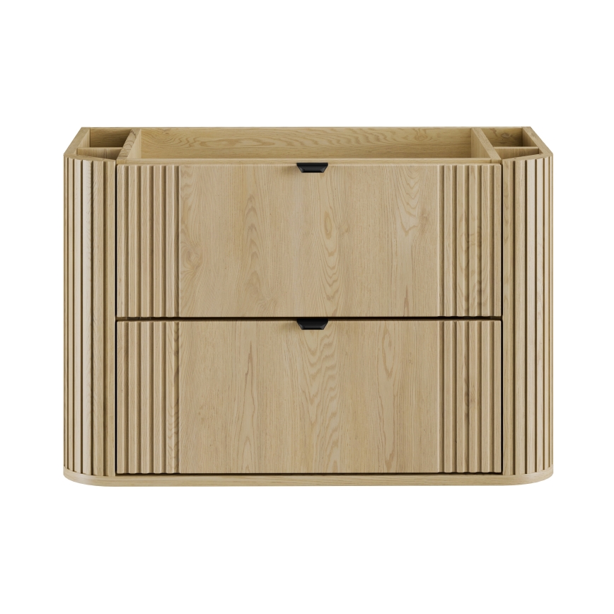 COMAD OVALIA CREMONA 82-80-46-2S - Badmeubel onder de wastafel OVALIA 52 x 80 cm Cremona-eiken