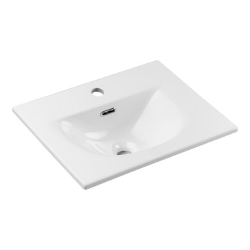 COMAD SKY 3 50CM DP ( E-8099-3-50 ) - Inbouw wastafel SKY 51x40 cm keramiek/mat wit