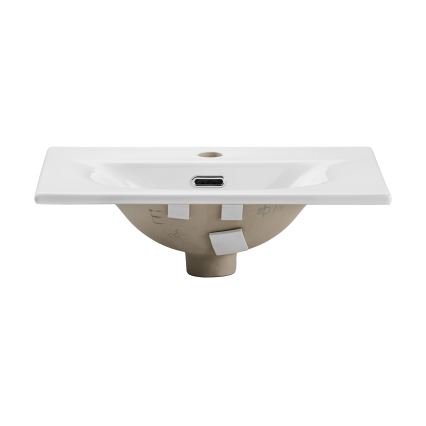 COMAD SKY 3 50CM DP ( E-8099-3-50 ) - Inbouw wastafel SKY 51x40 cm keramiek/mat wit