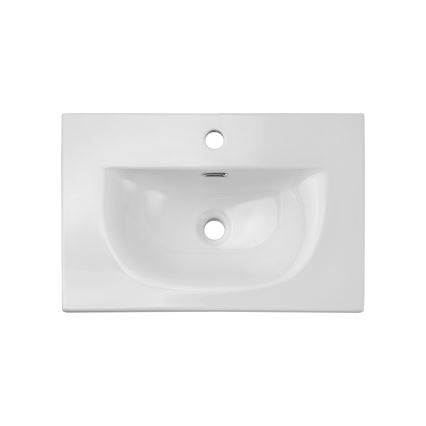 COMAD SKY 3 60CM DP ( E-8099-3-60 ) - Inbouw wastafel SKY 61x40 cm keramiek/mat wit