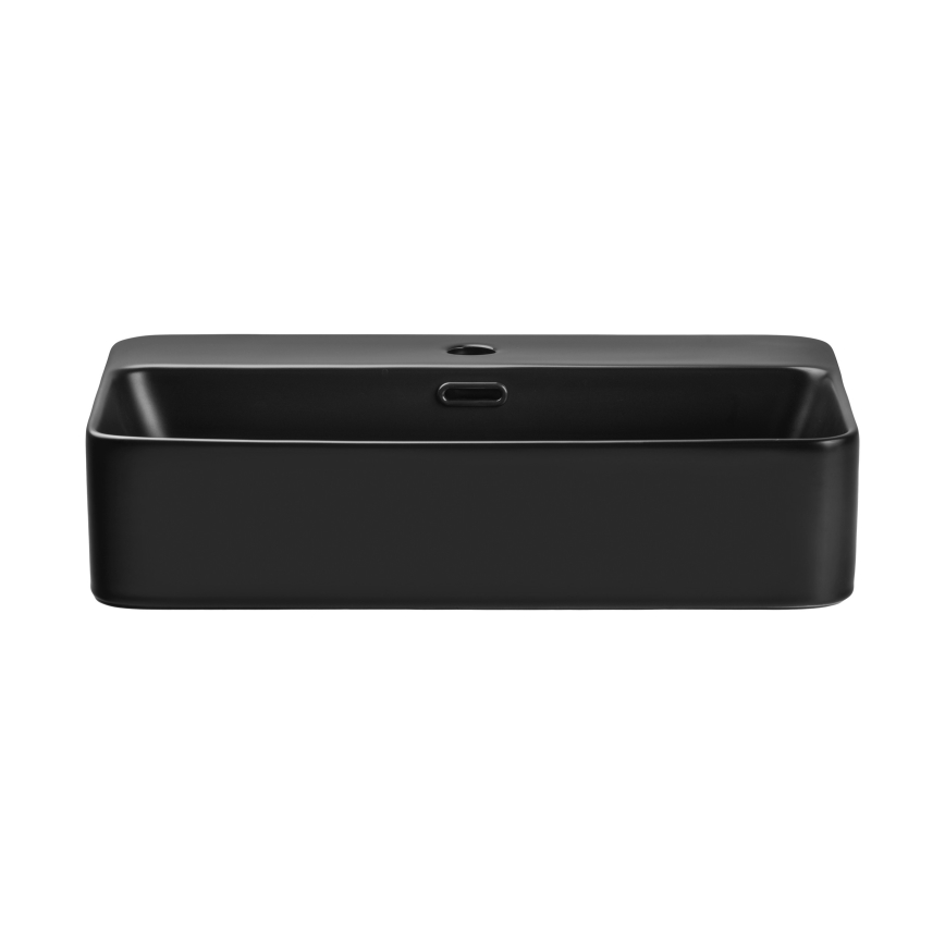 COMAD TRUST 2 BLACK ( E-6282 ) - Aanrecht wastafel TRUST 55x38 cm keramiek/mat zwart