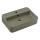 COMAD TRUST 2 OLIVER GREEN (E-6282) - Opbouwwastafel TRUST 55x38 cm keramiek/mat groen