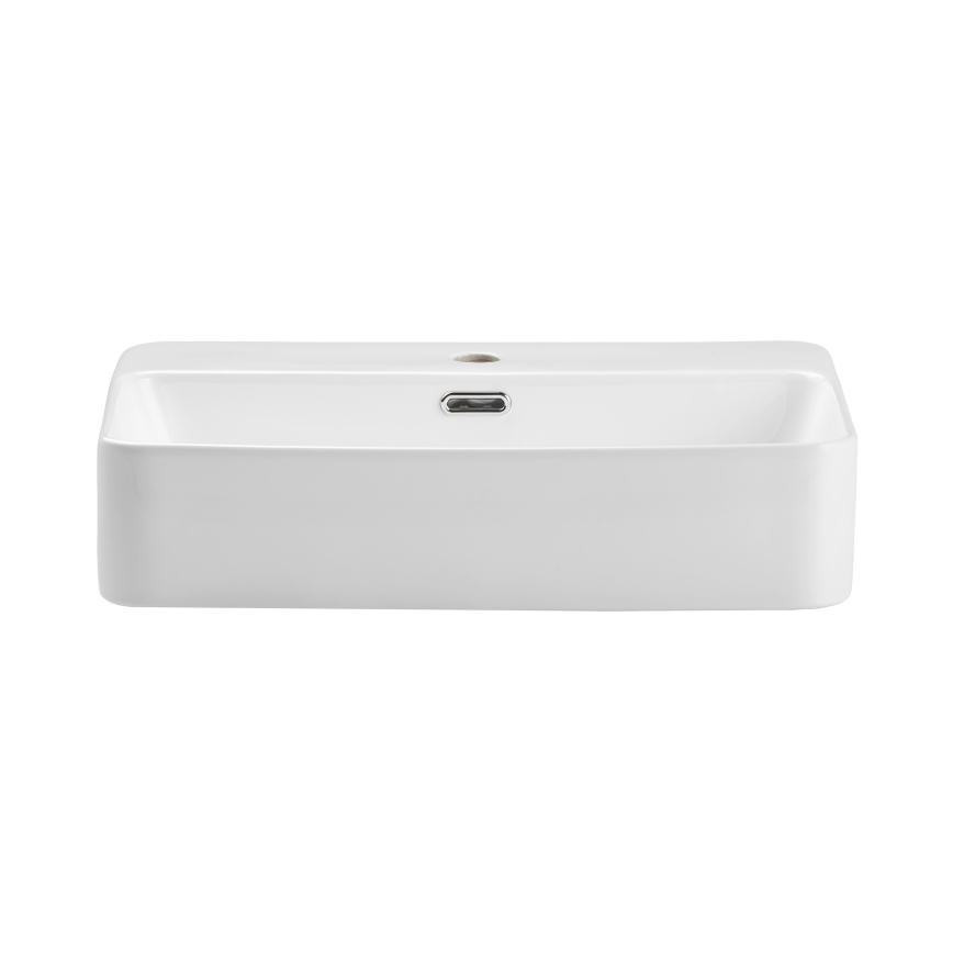 COMAD TRUST 2 WHITE (E-6282) - Opbouwwastafel TRUST 55x38 cm keramiek/glanzend wit