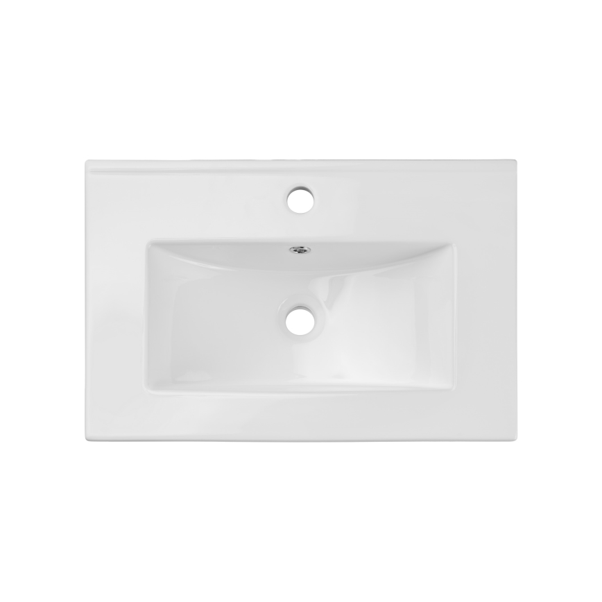 COMAD UM-2060RB DANCE 60 - Inbouwwastafel DANCE 62x40 cm keramiek/glanzend wit