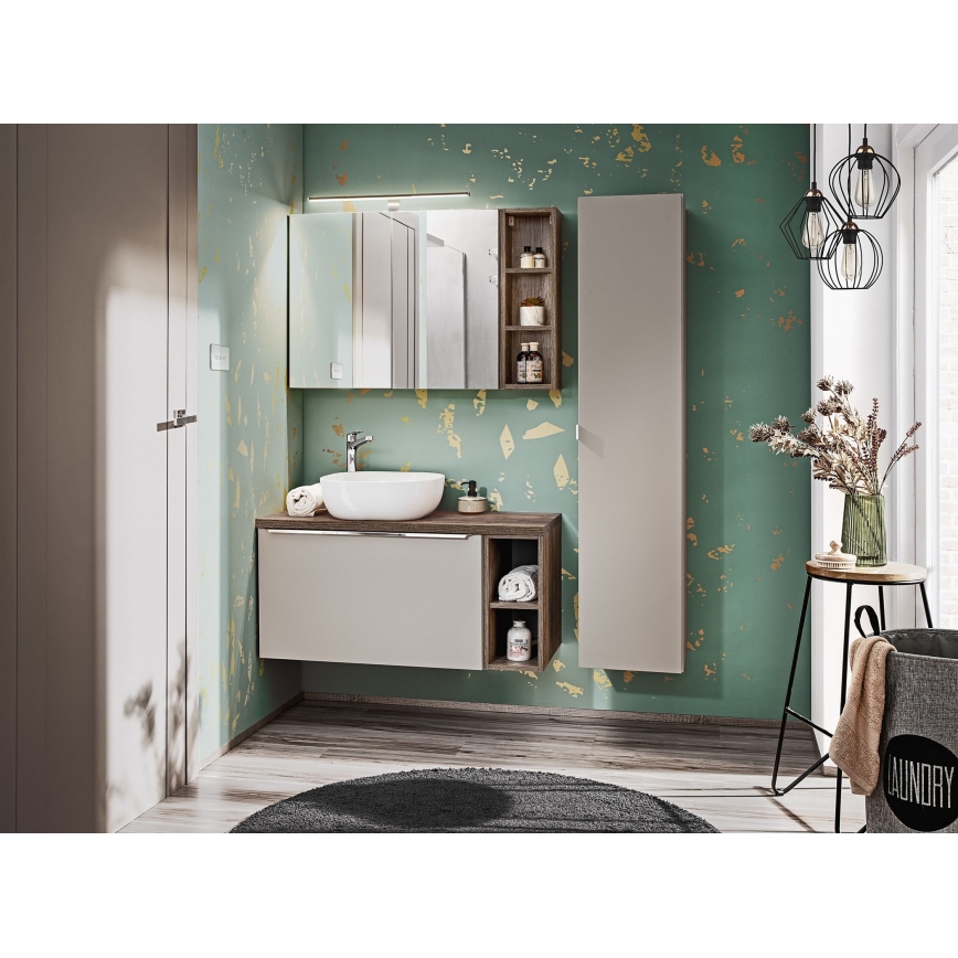 COMAD UM-6252 SMILE 40 DP - Aanrecht wastafel SMILE 41x41 cm keramiek/glanzend wit