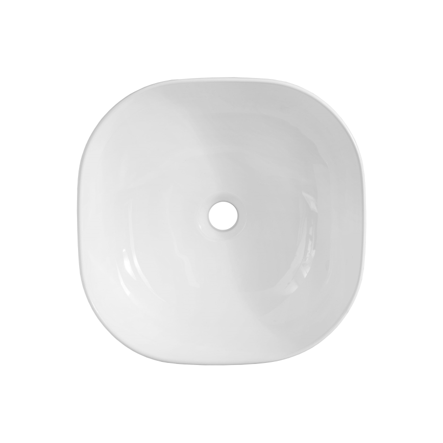 COMAD UM-6252 SMILE 40 DP - Aanrecht wastafel SMILE 41x41 cm keramiek/glanzend wit