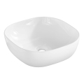 COMAD UM-6252 SMILE 40 DP - Opbouwwastafel SMILE 41x41 cm keramiek/glanzend wit