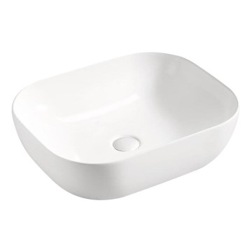 COMAD UM-6254 SMILE 50 DP - Aanrecht wastafel SMILE 50x40 cm keramiek/glanzend wit