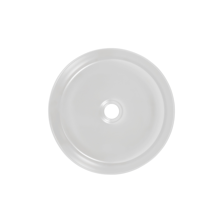 COMAD UM-6259 SIMPLE 8. - Aanrecht wastafel SIMPLE diameter 36 cm keramiek/mat wit/mat zwart