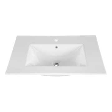 COMAD UM-CFP LAVA 50D - Inbouw wastafel LAVA 51x46 cm keramiek/glanzend wit