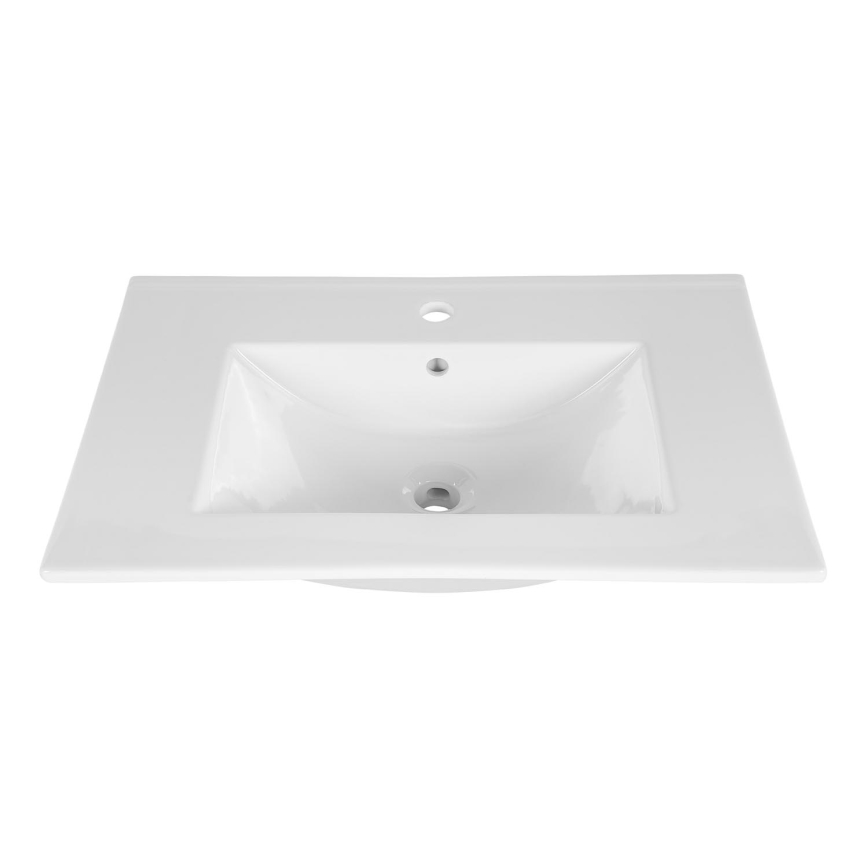 COMAD UM-CFP LAVA 50D - Inbouw wastafel LAVA 51x46 cm keramiek/glanzend wit