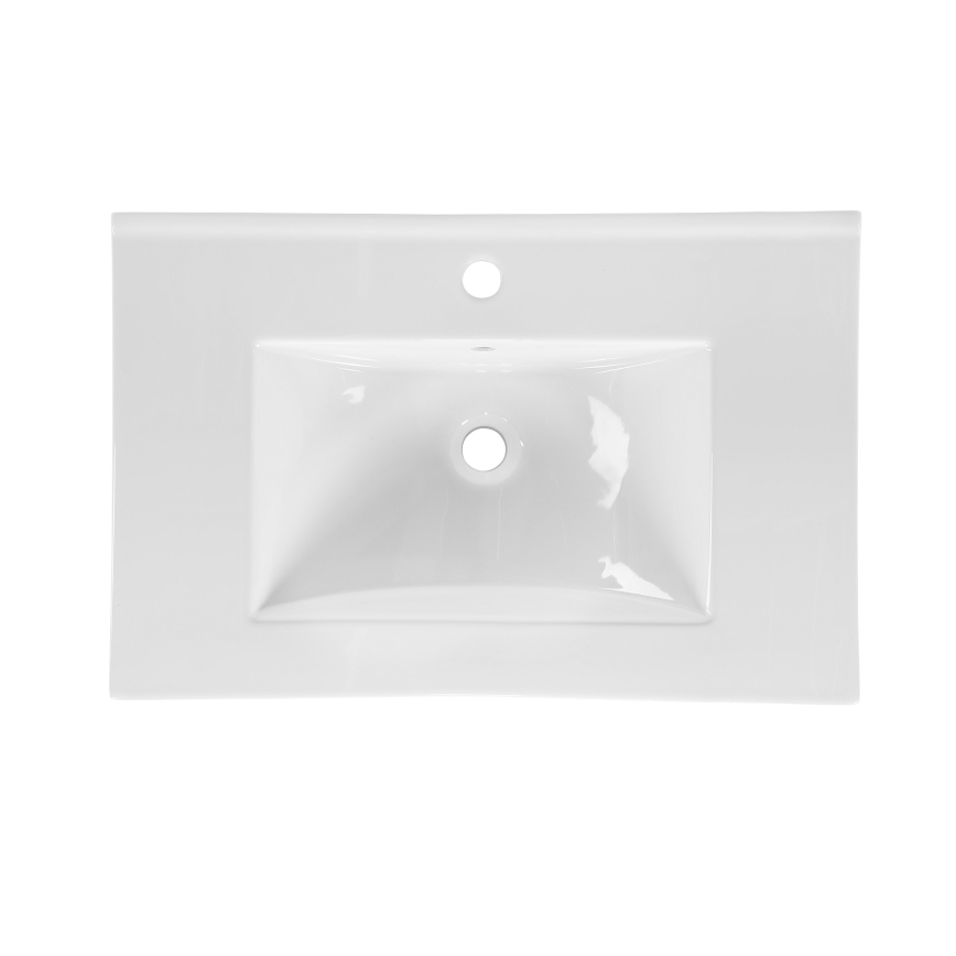 COMAD UM-CFP LAVA 50D - Inbouw wastafel LAVA 51x46 cm keramiek/glanzend wit