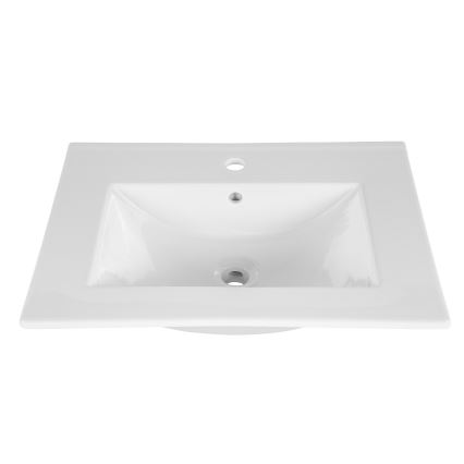 COMAD UM-CFP LAVA 60D DP - Inbouwwastafel LAVA 46x61 cm wit