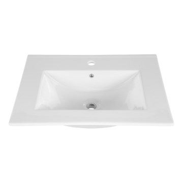 COMAD UM-CFP LAVA 60D - Inbouwwastafel LAVA 61x46 cm keramiek/glanzend wit