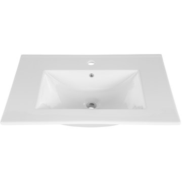 COMAD UM-CFP LAVA 80D DP - Inbouwwastafel LAVA 46x81 cm wit