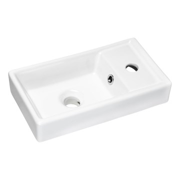 COMAD UM-VEDEA 40 - Aanrecht wastafel VEDEA 40x22 cm keramiek/glanzend wit