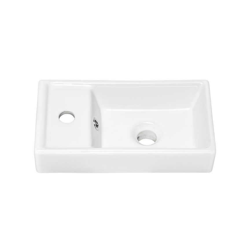 COMAD UM-VEDEA 40 - Aanrecht wastafel VEDEA 40x22 cm keramiek/glanzend wit