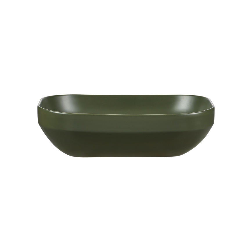 COMAD UN-NELI-MFG - Aanrecht wastafel NELI 50,4x35,2 cm keramiek/mat groen