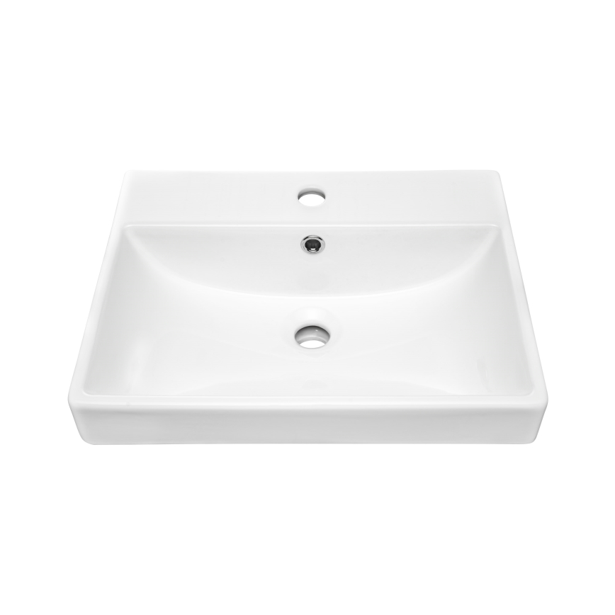 COMAD UN-RITA-GW-50 - Opbouwwastafel RITA 50x40 cm keramiek/glanzend wit
