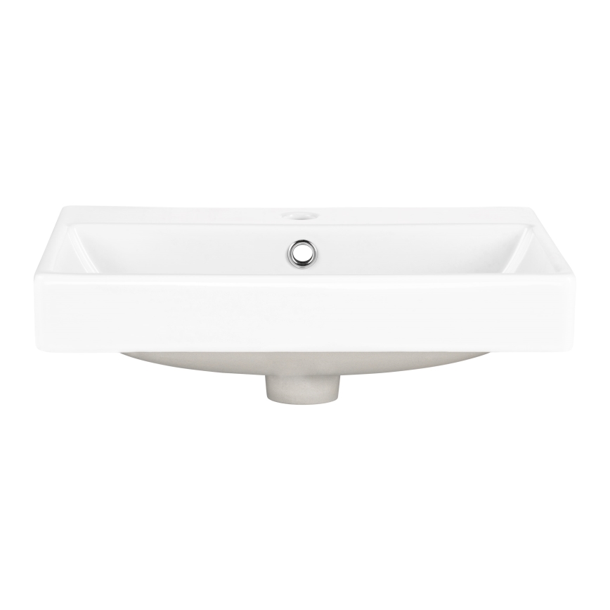 COMAD UN-RITA-GW-50 - Opbouwwastafel RITA 50x40 cm keramiek/glanzend wit