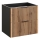 COMAD XILO BLACK WOTAN 82-60-D-2S - Wastafelonderkast XILO 57 x 60,2 cm zwart/wotan eiken