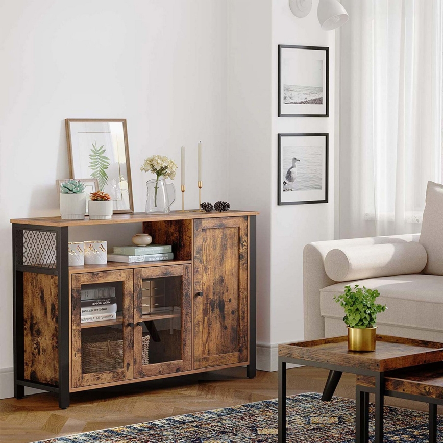 Dressoir FIRA bruin/zwart
