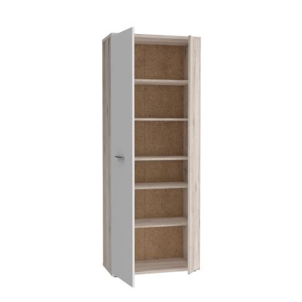 Commode/Schoenenkast SIMO wit/taupe