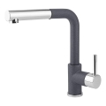 Concept BDG4527DG - Keukenkraan met uittrekbare sproeikop 26,9 cm graniet/donkergrijs