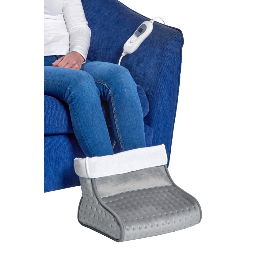 Concept BV1020 - Elektrische verwarmde schoen 100W/230V 30x30 cm grijs/wit