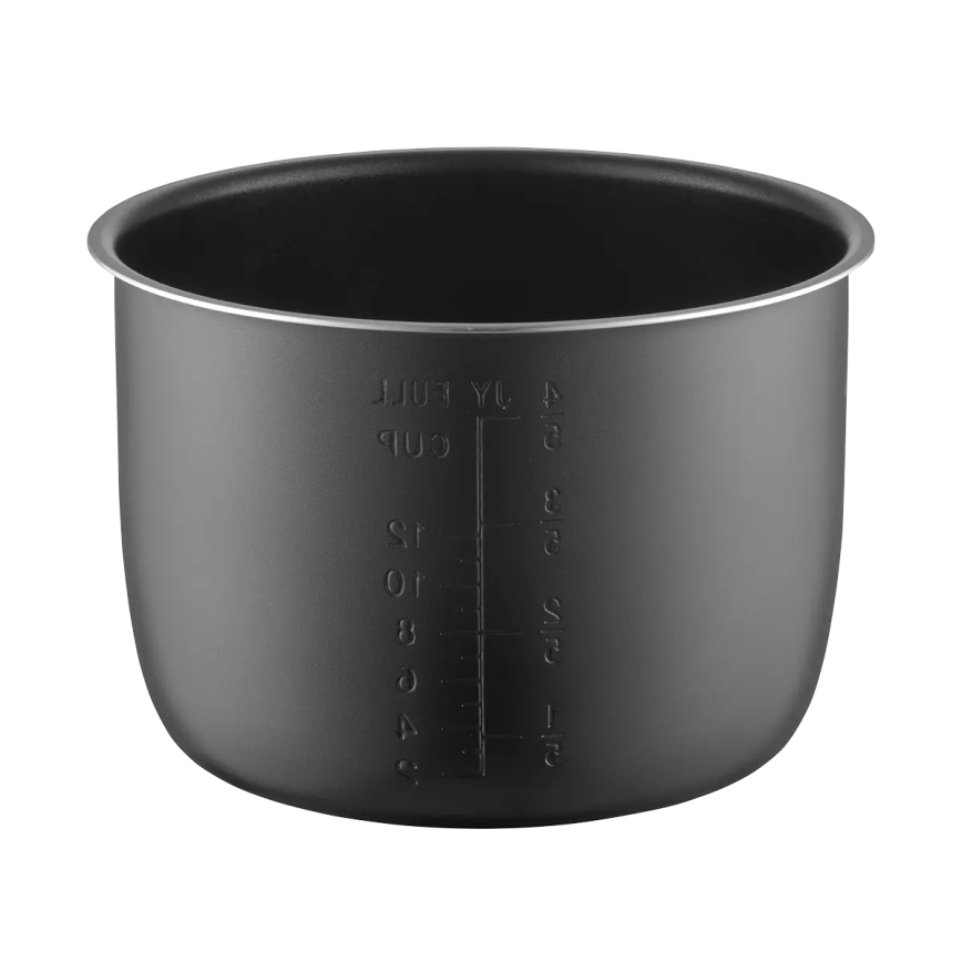 Concept CK8000 - Multifunctionele 11-in-1 elektrische snelkookpan met airfryerfunctie, 5,6 l, 1500 W/230 V, zwart