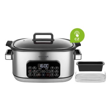 Concept CK9000 - Multifunctionele elektrische kookpan 6 l 10-in-1 1250W/230V RVS
