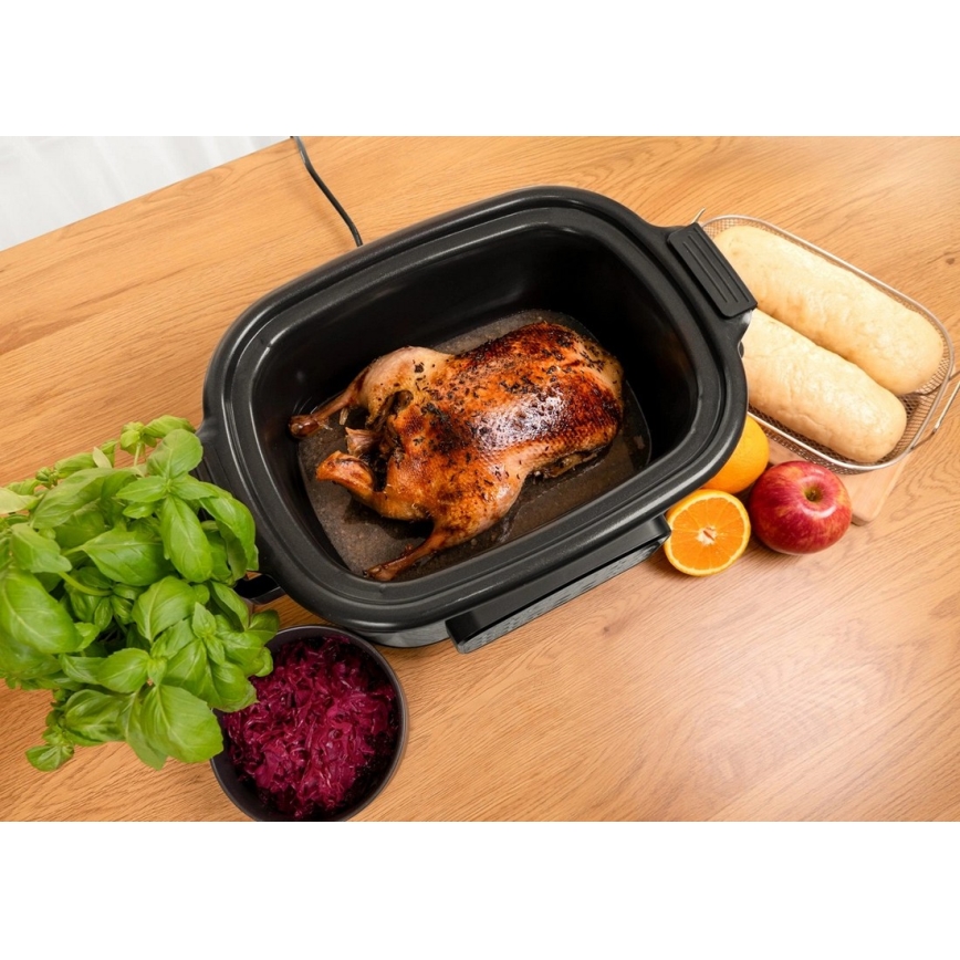 Concept CK9000 - Multifunctionele elektrische kookpan 6 l 10-in-1 1250W/230V RVS