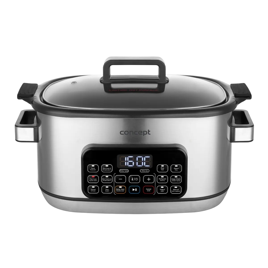 Concept CK9000 - Multifunctionele elektrische kookpan 6 l 10-in-1 1250W/230V RVS